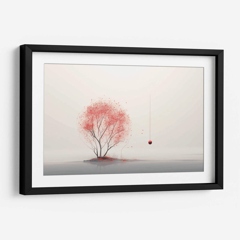 Árbol rojo 1 - Cecilia Flores | Cuadro decorativo de Canvas Lab