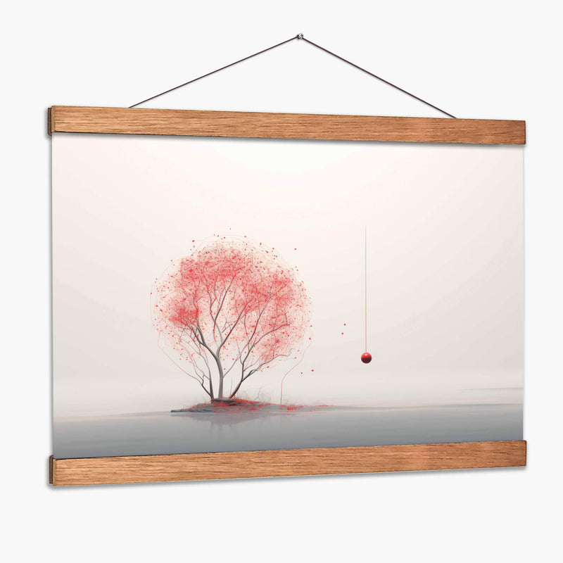 Árbol rojo 1 - Cecilia Flores | Cuadro decorativo de Canvas Lab