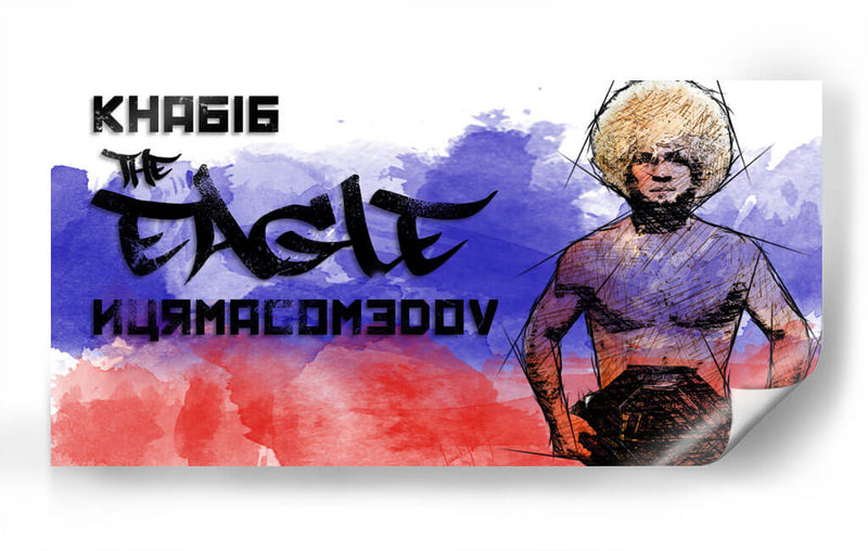 Khabib 'The Eagle' - v3n3n0 | Cuadro decorativo de Canvas Lab
