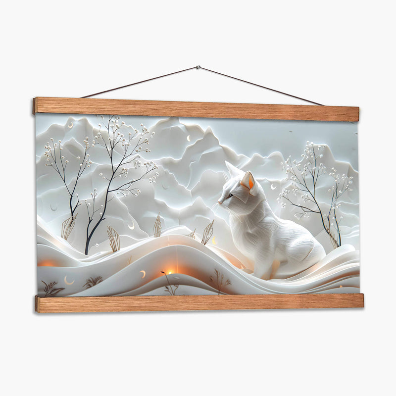 Gato en el bosque - Cecilia Flores | Cuadro decorativo de Canvas Lab