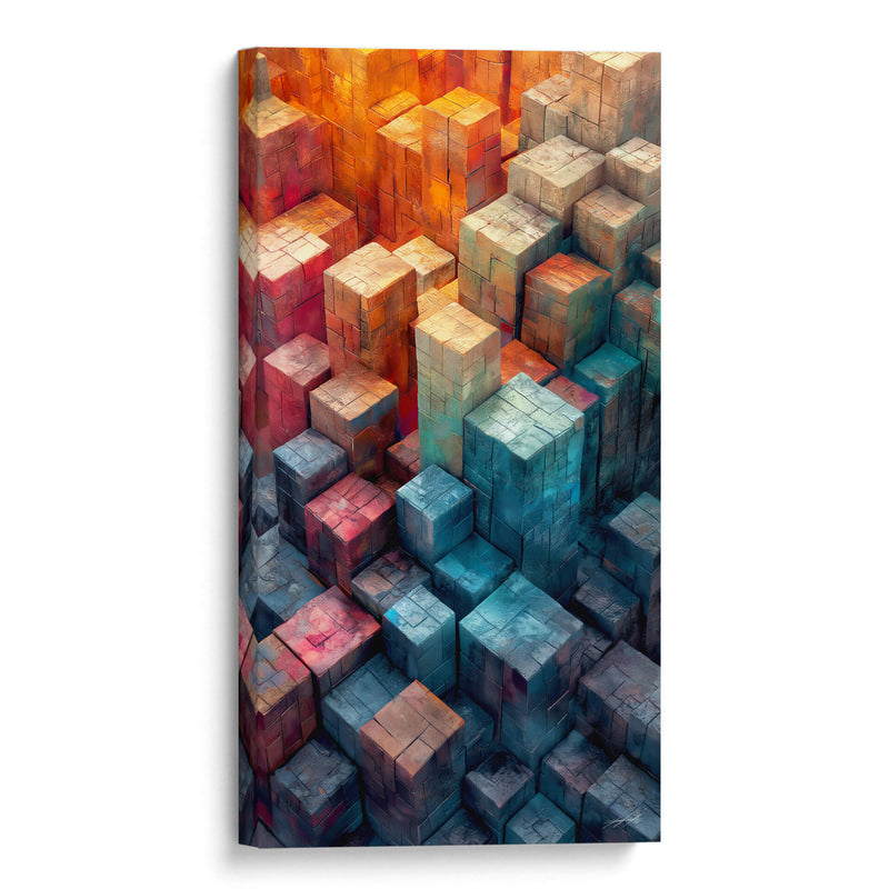 Cubos Mentales - 1 - DeLaVegaGaming | Cuadro decorativo de Canvas Lab