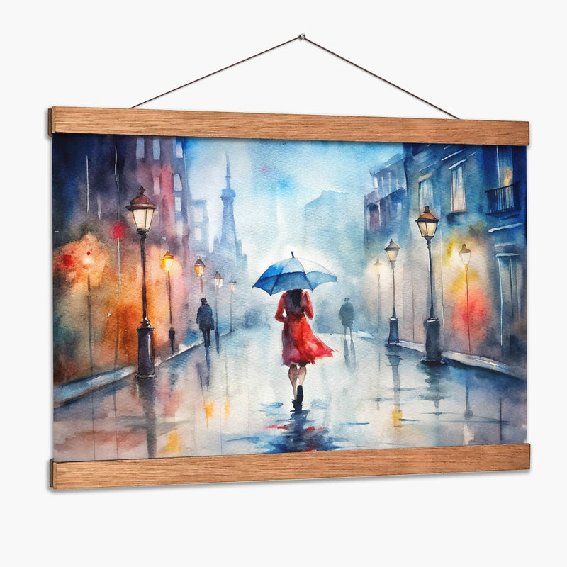 Caminando bajo la lluvia III - KaleidoArt Creations | Cuadro decorativo de Canvas Lab