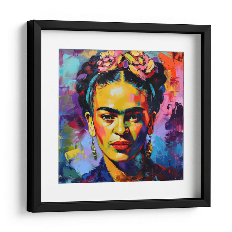 Frida pop art - F Khalo Art | Cuadro decorativo de Canvas Lab