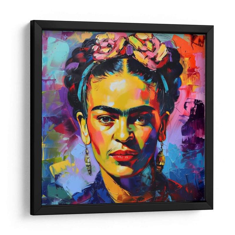 Frida pop art - F Khalo Art | Cuadro decorativo de Canvas Lab