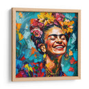 Sonrisa a color - F Khalo Art | Cuadro decorativo de Canvas Lab