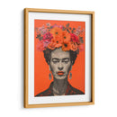 Flores naranjas i - F Khalo Art | Cuadro decorativo de Canvas Lab