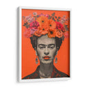Flores naranjas i - F Khalo Art | Cuadro decorativo de Canvas Lab