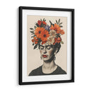 Flores naranjas ii - F Khalo Art | Cuadro decorativo de Canvas Lab