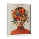 Flores naranjas iii - F Khalo Art | Cuadro decorativo de Canvas Lab