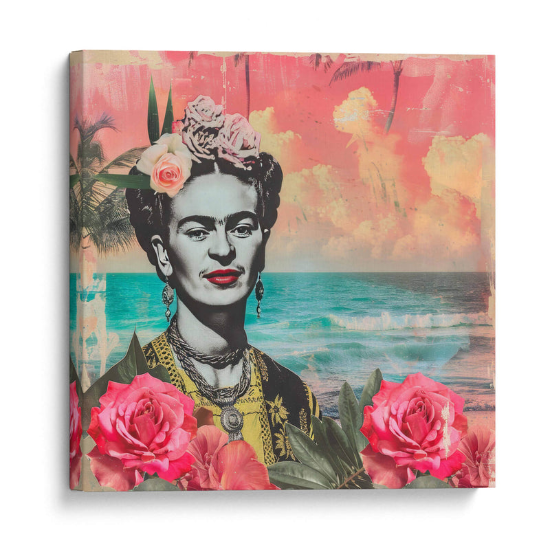 Postal iii - F Khalo Art | Cuadro decorativo de Canvas Lab