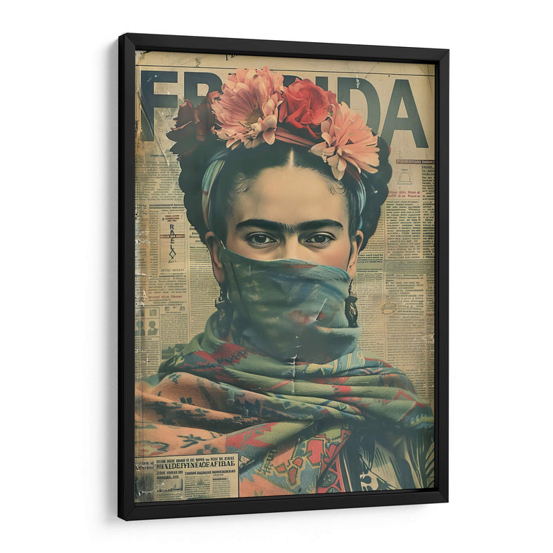 Pop i - F Khalo Art | Cuadro decorativo de Canvas Lab