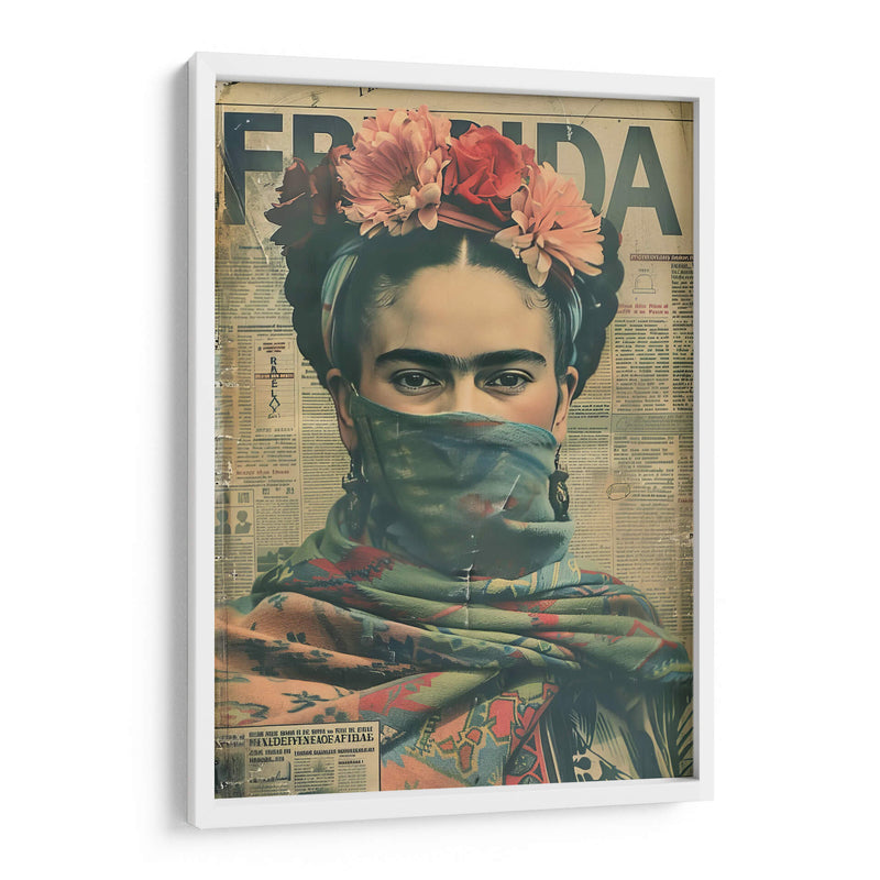 Pop i - F Khalo Art | Cuadro decorativo de Canvas Lab