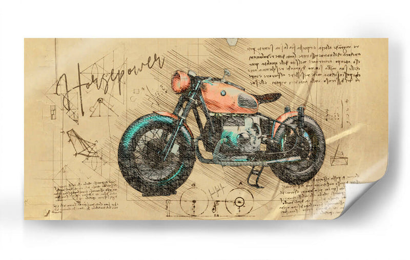 Horsepower - v3n3n0 | Cuadro decorativo de Canvas Lab