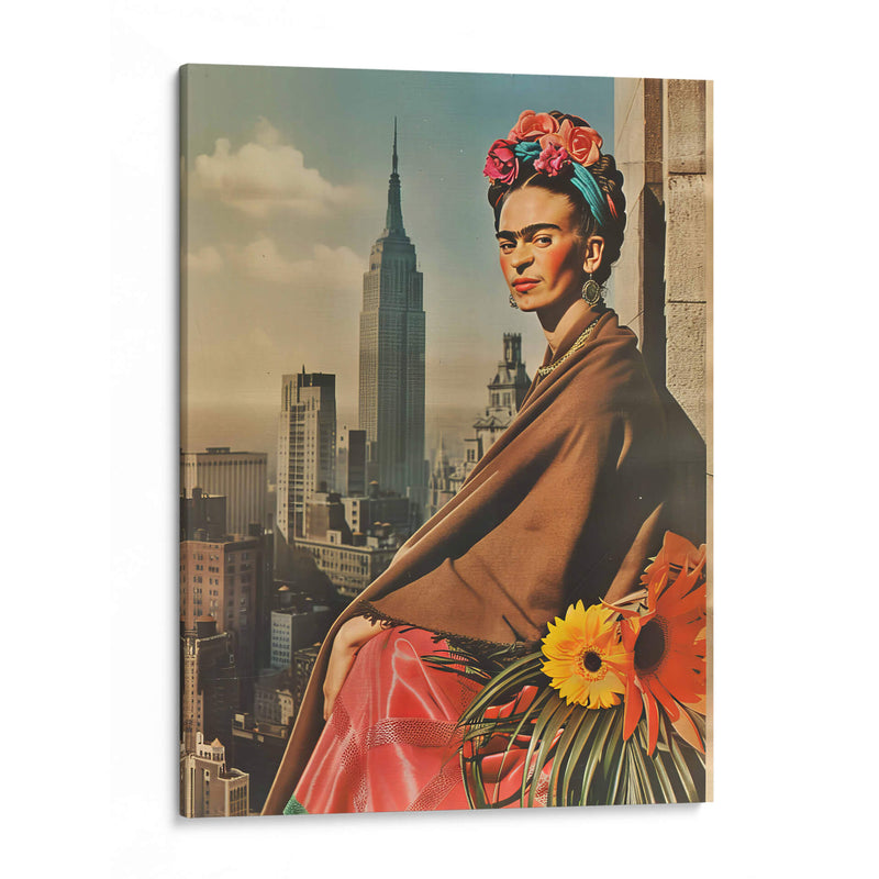 Frida en us - F Khalo Art | Cuadro decorativo de Canvas Lab