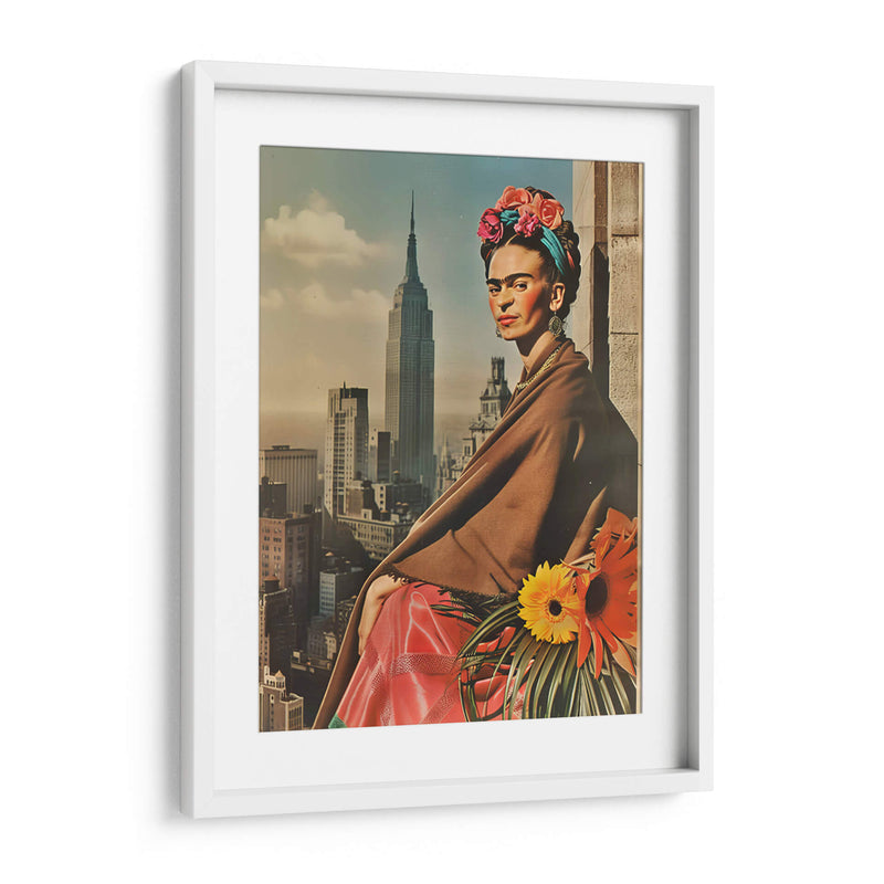 Frida en us - F Khalo Art | Cuadro decorativo de Canvas Lab