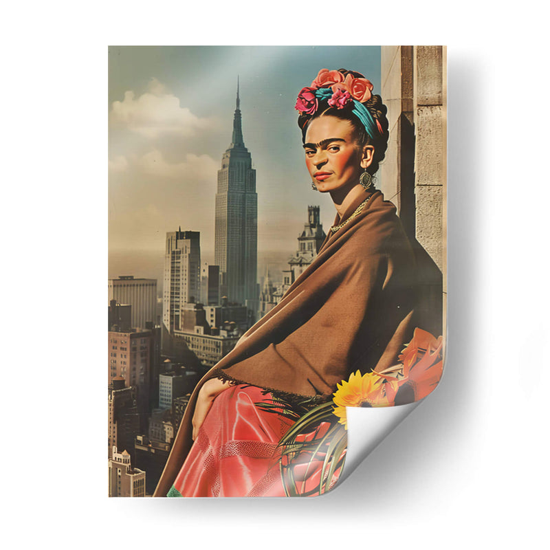 Frida en us - F Khalo Art | Cuadro decorativo de Canvas Lab