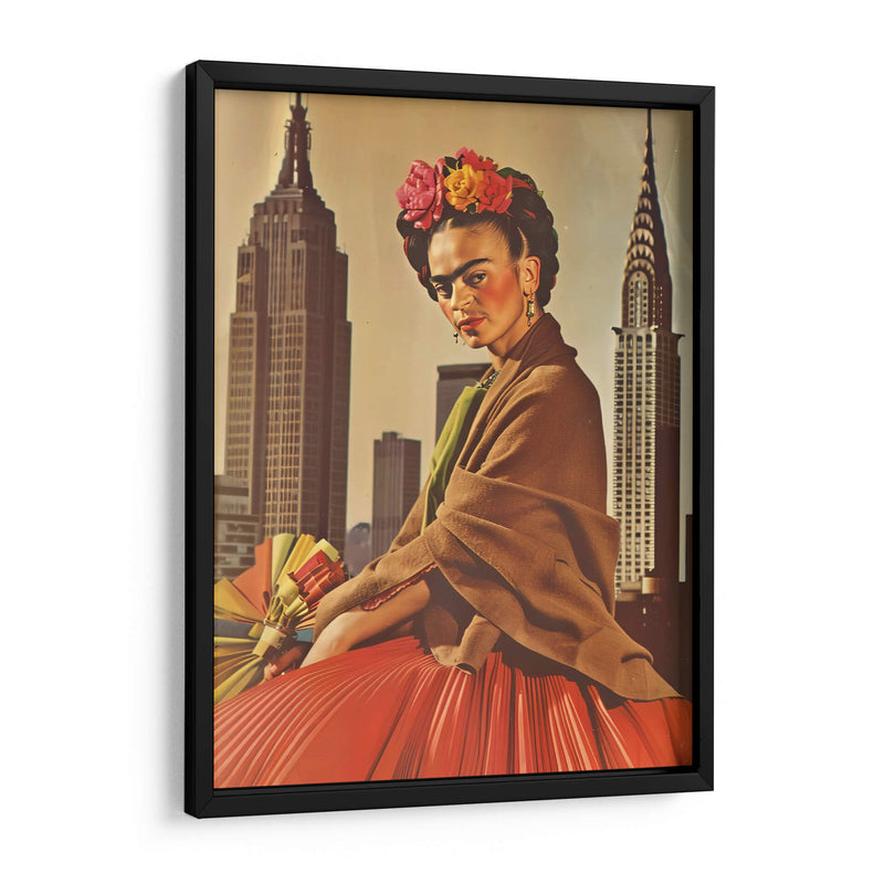 Frida en us ii - F Khalo Art | Cuadro decorativo de Canvas Lab