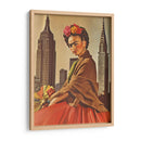 Frida en us ii - F Khalo Art | Cuadro decorativo de Canvas Lab