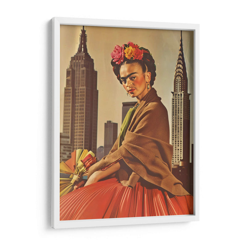 Frida en us ii - F Khalo Art | Cuadro decorativo de Canvas Lab