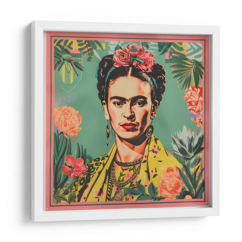 Postal vintage - F Khalo Art | Cuadro decorativo de Canvas Lab