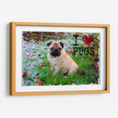 I Love Pugs - v3n3n0 | Cuadro decorativo de Canvas Lab