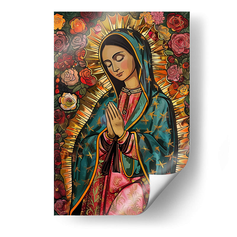 Virgen Colorida - Dav Madrid | Cuadro decorativo de Canvas Lab