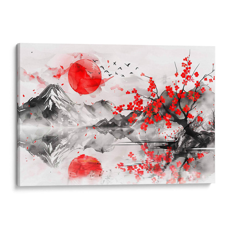 Paisaje Japonés - Dav Madrid | Cuadro decorativo de Canvas Lab