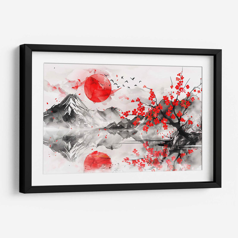 Paisaje Japonés - Dav Madrid | Cuadro decorativo de Canvas Lab