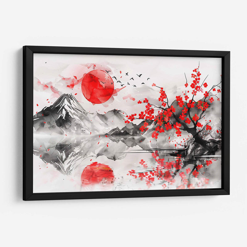 Paisaje Japonés - Dav Madrid | Cuadro decorativo de Canvas Lab