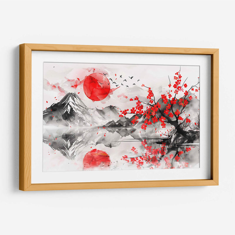 Paisaje Japonés - Dav Madrid | Cuadro decorativo de Canvas Lab