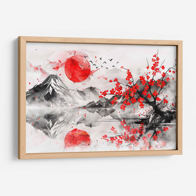 Paisaje Japonés - Dav Madrid | Cuadro decorativo de Canvas Lab