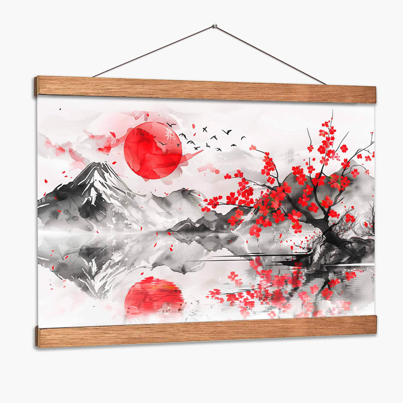 Paisaje Japonés - Dav Madrid | Cuadro decorativo de Canvas Lab