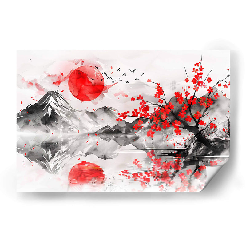 Paisaje Japonés - Dav Madrid | Cuadro decorativo de Canvas Lab