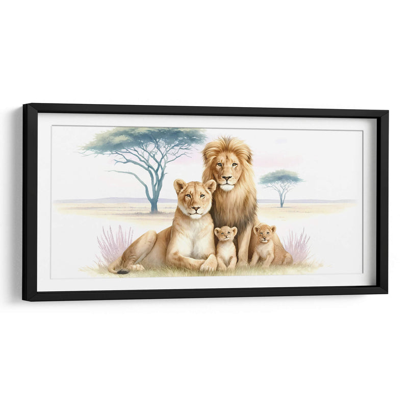 Familia de leones  - Gitano! | Cuadro decorativo de Canvas Lab