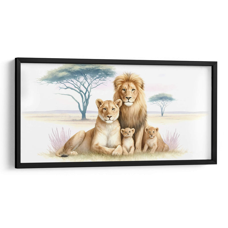 Familia de leones  - Gitano! | Cuadro decorativo de Canvas Lab