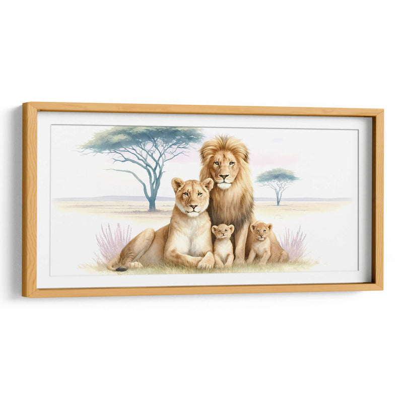 Familia de leones  - Gitano! | Cuadro decorativo de Canvas Lab