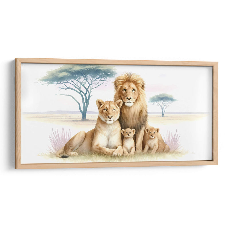 Familia de leones  - Gitano! | Cuadro decorativo de Canvas Lab