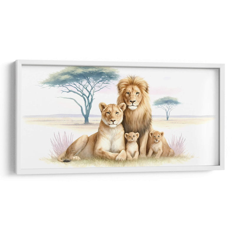 Familia de leones  - Gitano! | Cuadro decorativo de Canvas Lab