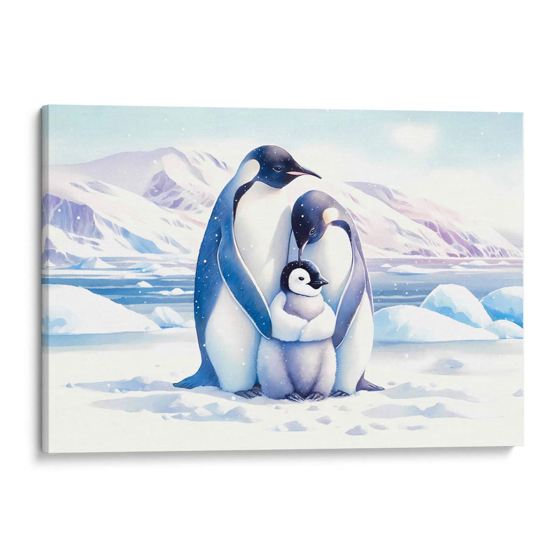 Familia de pingüinos  - Gitano! | Cuadro decorativo de Canvas Lab