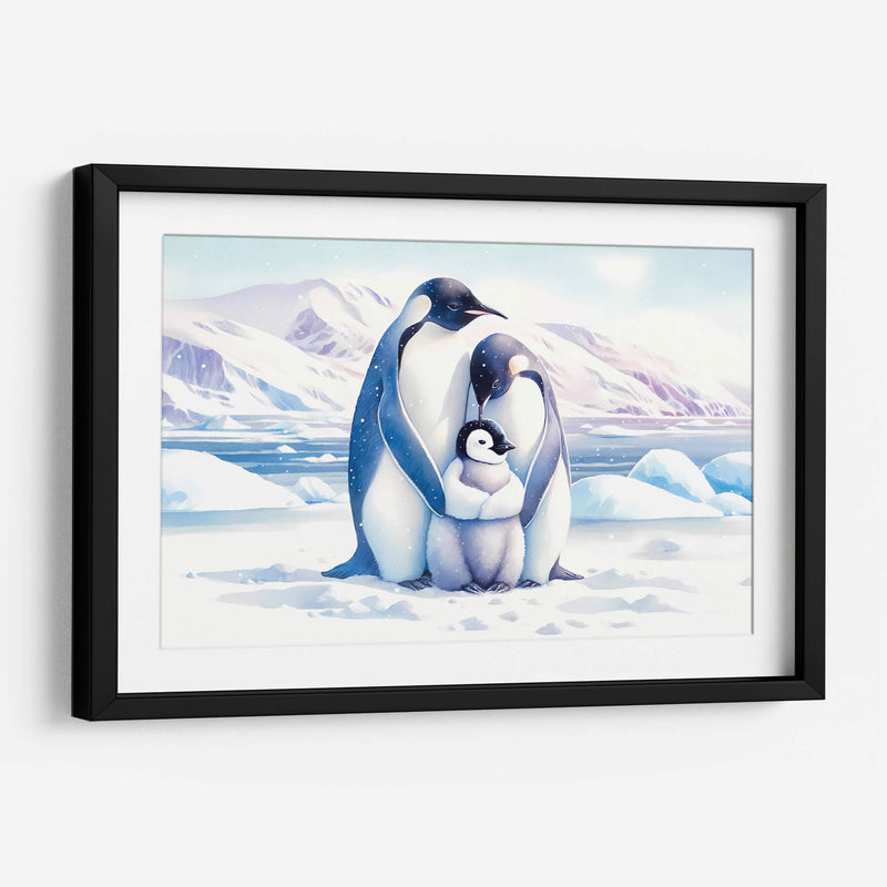 Familia de pingüinos  - Gitano! | Cuadro decorativo de Canvas Lab