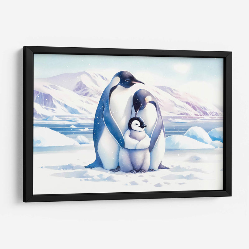 Familia de pingüinos  - Gitano! | Cuadro decorativo de Canvas Lab