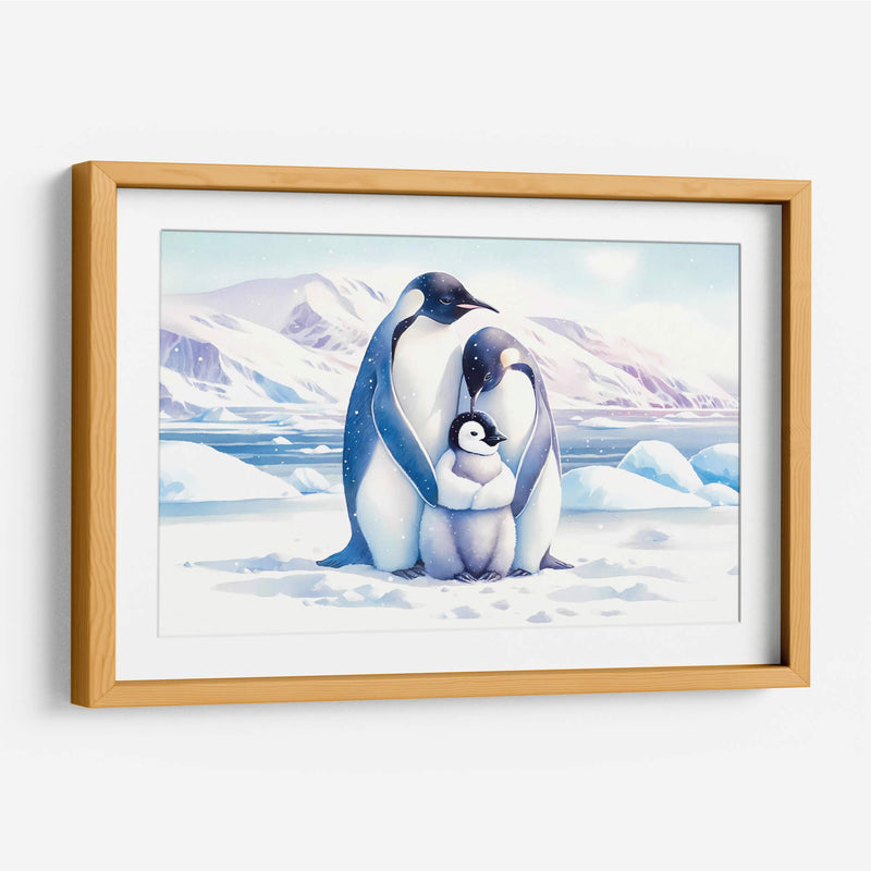 Familia de pingüinos  - Gitano! | Cuadro decorativo de Canvas Lab