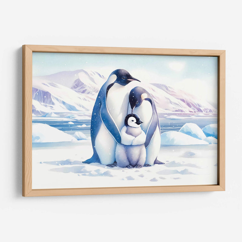 Familia de pingüinos  - Gitano! | Cuadro decorativo de Canvas Lab