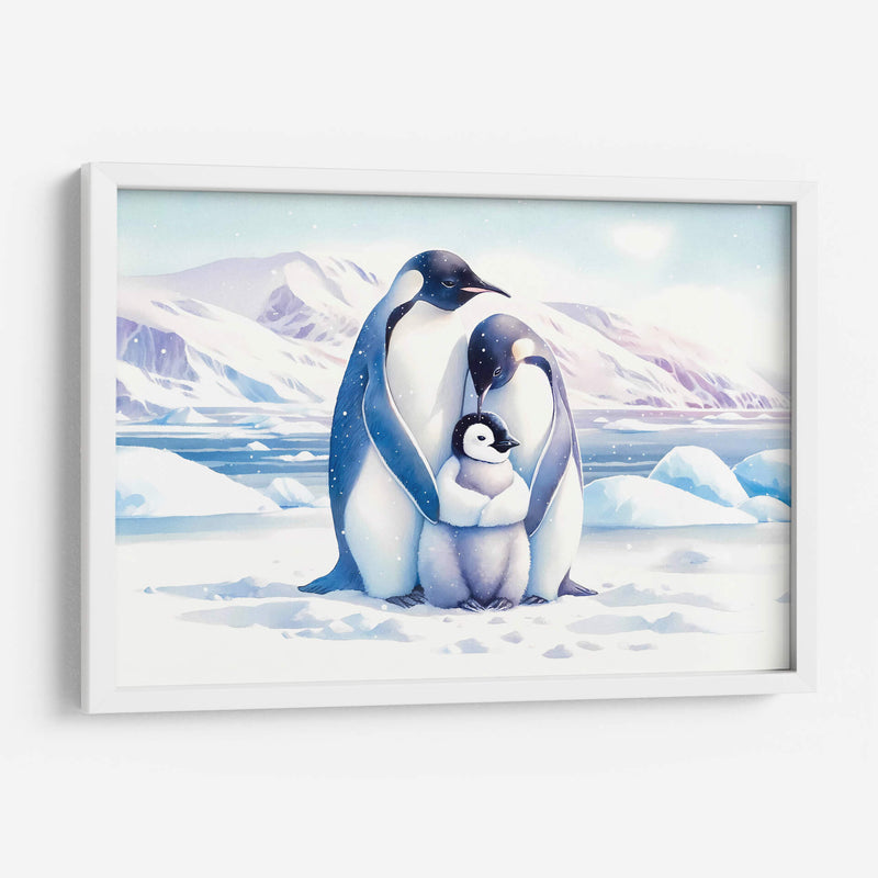 Familia de pingüinos  - Gitano! | Cuadro decorativo de Canvas Lab