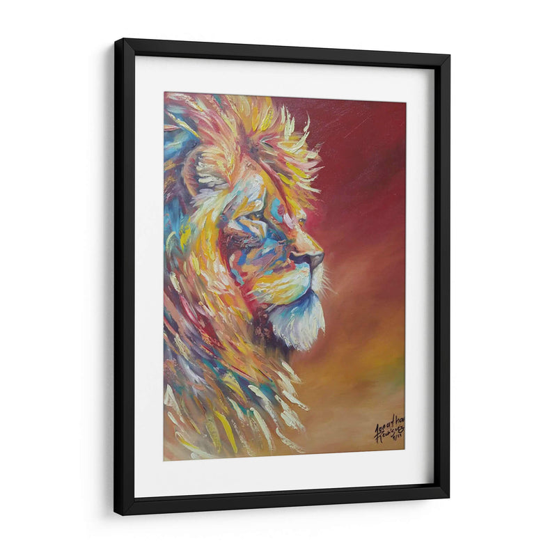 El gran león - Jona Rodriguez Art | Cuadro decorativo de Canvas Lab