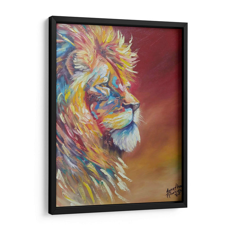 El gran león - Jona Rodriguez Art | Cuadro decorativo de Canvas Lab