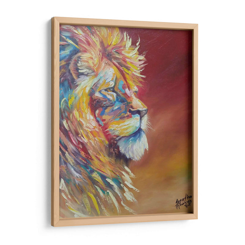 El gran león - Jona Rodriguez Art | Cuadro decorativo de Canvas Lab