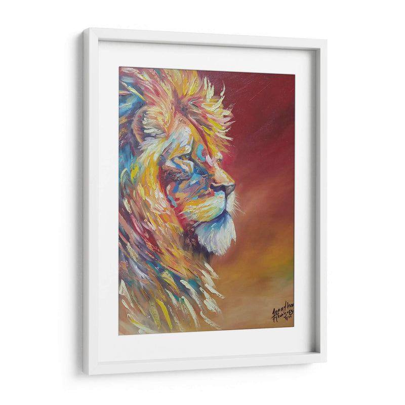 El gran león - Jona Rodriguez Art | Cuadro decorativo de Canvas Lab