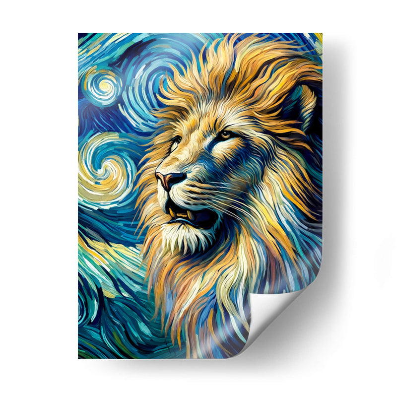 Majestic Lion  - Gitano! | Cuadro decorativo de Canvas Lab