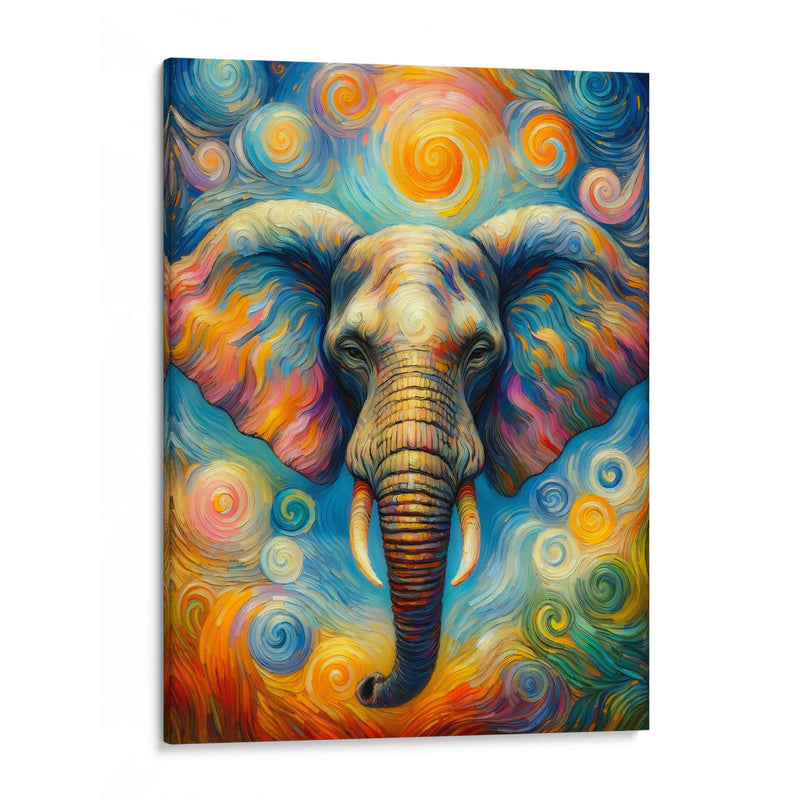 Elefante Hermoso y Colorido  - Gitano! | Cuadro decorativo de Canvas Lab